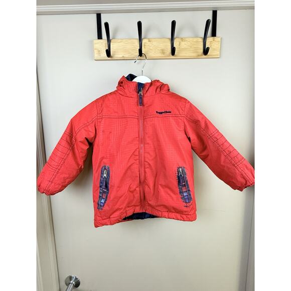 Rugged Bear Boys 4T 3 In 1 Winter Coat Red Multicolor - Picture 1 of 11